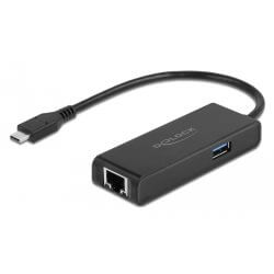 Adaptateur USB Type  C -> Ethernet 2.5Giga + USB A