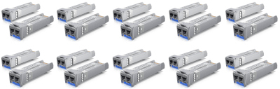 Pack de 20 modules SFP+ 10Gig monomode duplex 10km