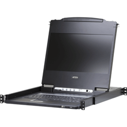 Console KVM 8 ports rackable 17.3" Wide DVI USB