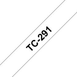 Ruban TC 9mm noir / blanc