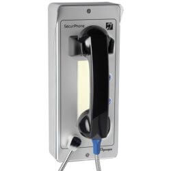 Téléphone d'urgence extérieur 2 touches alu