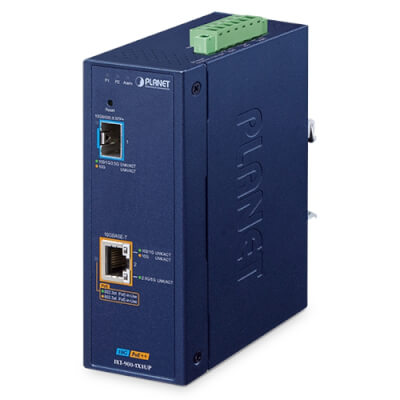 Transceiver Indus 1xRJ45 10G PoE bt 95W 1xSFP+
