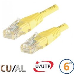 Cordon RJ45 Cat 6 U/UTP Classic 15m jaune