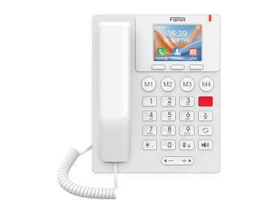 Téléphone SIP X306 PoE avec grosses touches blanc