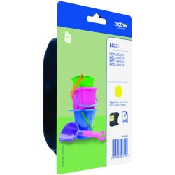 Cartouche d'encre jaune sous blister LC221Y
