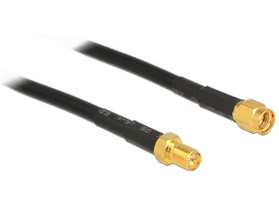 Câble antenne RP-SMA M> RP-SMA F 3m low loss