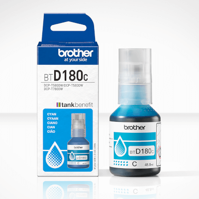 Bouteille d'encre Cyan (5000 pages) pour DCP