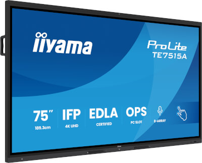 Ecran 75'' tactile interactif IPS 4K HP Android