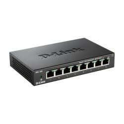 Switch 8 ports 10/100 Mbits Boîtier  Métallique