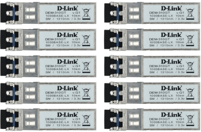 Mod. MiniGBIC SFP Giga Mono LC 10km (Pack de 10)