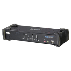 Switch KVM desktop 4 ports DVI USB audio + USB
