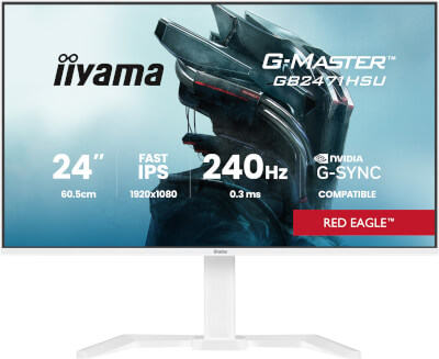 Moniteur 24'' fast IPS GMaster Red Eagle fullHD HP