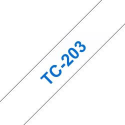 Ruban TC 12mm bleu / blanc
