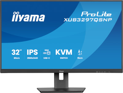 Moniteur 32'' IPS  2560x1440 à 100Hz 1ms Dock USB