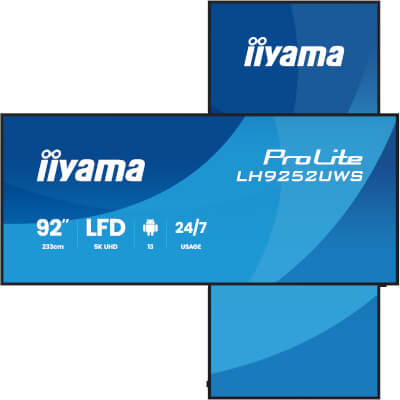 Moniteur 92'' 5KUW VA 6.5ms HP 24/7 Slot OPS
