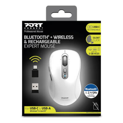 Souris expert rechargeable Bluetooth &radio 2,4Ghz