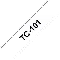 Ruban TC 12mm noir / transparent