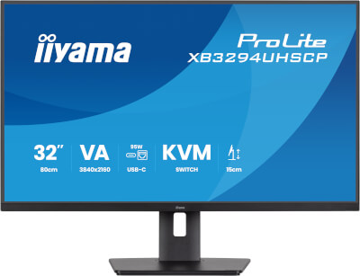 Moniteur 32'' VA 4K DP/HDMI/USB-C HP HUB-USB Pivot