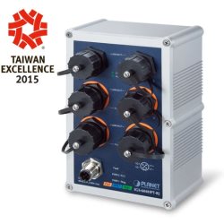 Switch Indus L2+ 4 ports Giga PoE at 144W IP67