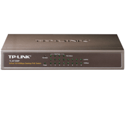 Switch 8 ports 100Mbits dont 4 PoE 50W
