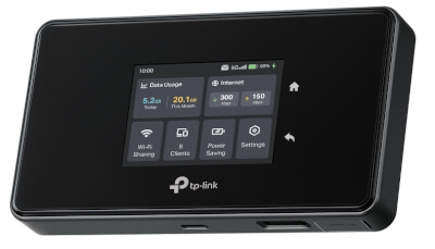 Routeur 5G Mobile WiFi6E Tri-Band port WAN/LAN Gig