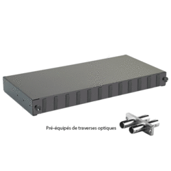 Tiroir optique 19" 12 FO 6 ST/ST duplex multimode