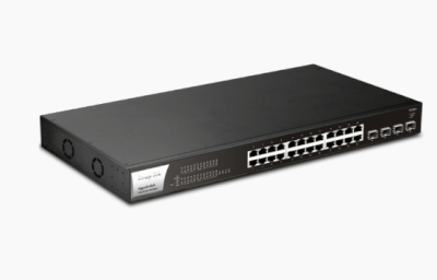 Switch Websmart 24 ports giga PoE + 4 SFP+ 140W