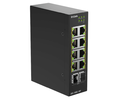Switch Industriel 8 Ports Giga PoE+ & 2 SFP (240W)