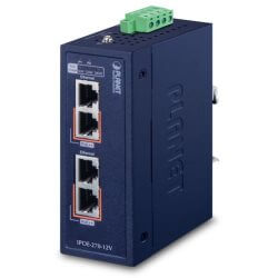 Injecteur Indus 12V 2xRJ45 (1G/2,5G) PoE bt 60W