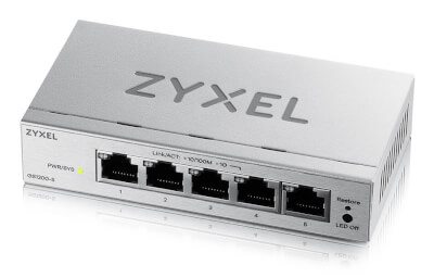 Switch smart 5 ports Giga fanless