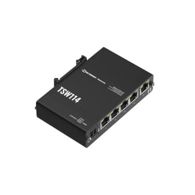 Switch industriel 5 ports Giga rail din IP30