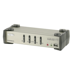 Switch KVM desktop 4 ports VGA USB audio