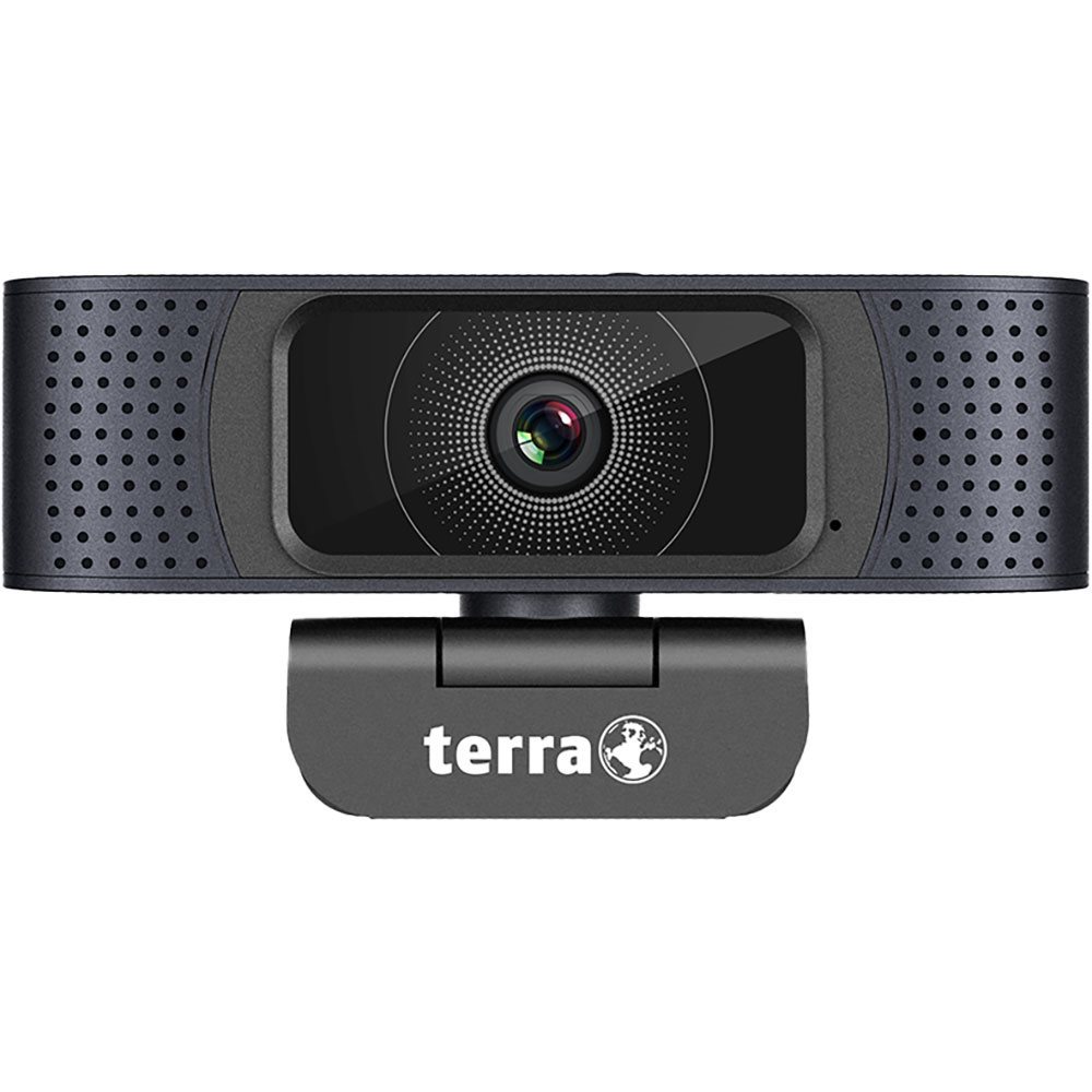 Webcam TERRA Slide 2 à volet (C1919) · Full HD, autofocus, micro stéréo