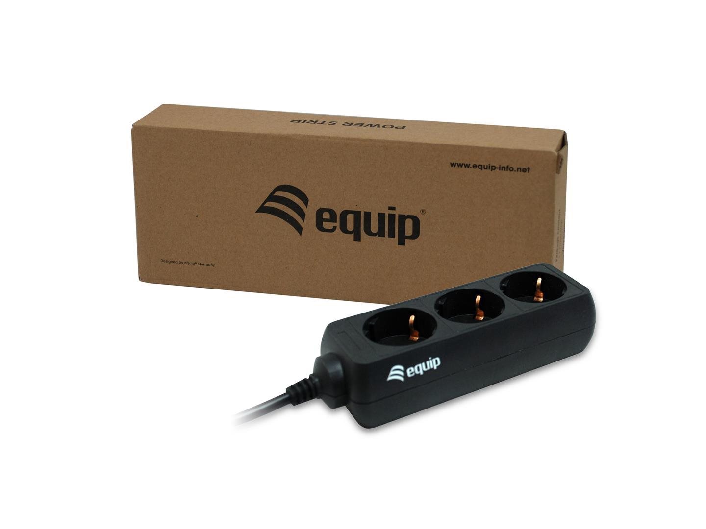 Equip multiprise 3 prises pour onduleur noir