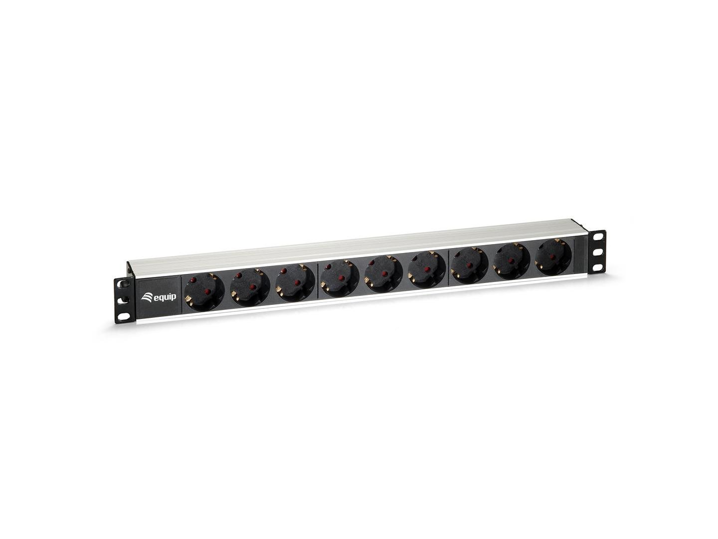 Equip 19" multiprise 9 prises noir 1U